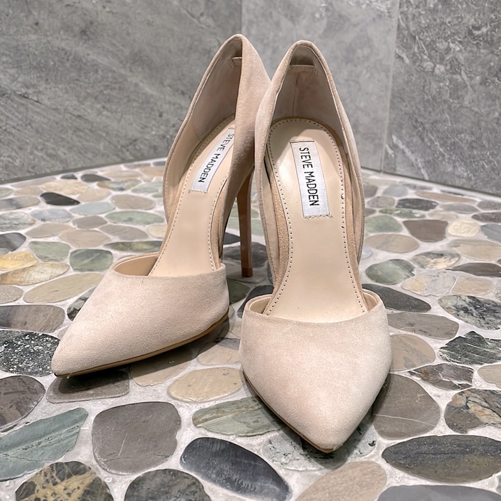 Cream stilettos